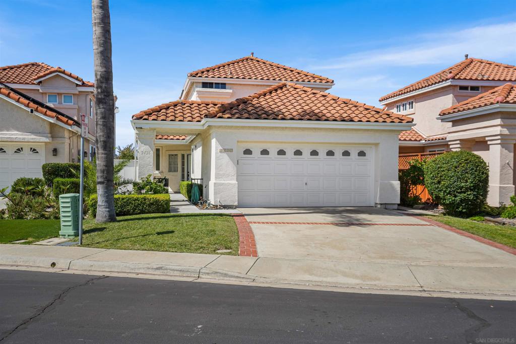 This beautifully remodeled home is set high on a ridge in the desirable Shadowridge community, with breathtaking golf course and mountain views. 2436 Links Way combines the best of modern design, energy efficiency, and thoughtful craftsmanship. Designed to live like a single-story, the main level features a luxurious primary suite with a spa-inspired bathroom complete with a gorgeous soaking tub, separate shower, dual vanity, Toto washlet, and designer tile work. Upstairs, you’ll find a second bedroom and full bathroom and a spacious 18’x10’ loft—perfect for a home office or an easy conversion into a third bedroom.Notable Upgrades & Features: Fully Remodeled Kitchen featuring a BOCCHI 33" Fireclay Farmhouse Sink, KRAUS commercial pull-down faucet + Brushed Brass Purita Water Filter Faucet, Samsung BESPOKE Bottom Freezer Fridge, Bosch Top Control Dishwasher, Samsung Smart Gas Range & Microwave, Brondell Coral UC300 water filtration system. Additional upgrades include whole house repiping (Hot and Cold water lines), new water heater, and new sliding glass doors. And let's not forget the Owned Solar Panels for energy efficiency! This community is ideal for buyers looking for a safe, clean, and established neighborhood, families seeking good schools and a quiet suburban feel, golf enthusiasts and anyone wanting easy coastal access without paying Carlsbad prices. Community Amenities include a Pool and Spa. Golf and social memberships are available to the nearby private Shadowridge Golf Club. This beautifully remodeled home is set high on a ridge in the desirable Shadowridge community, with breathtaking golf course and mountain views. 2436 Links Way combines the best of modern design, energy efficiency, and thoughtful craftsmanship. Designed to live like a single-story, the main level features a luxurious primary suite with a spa-inspired bathroom complete with a gorgeous soaking tub, separate shower, dual vanity, Toto washlet, and designer tile work. Upstairs, you’ll find a second bedroom and full bathroom and a spacious 18’x10’ loft—perfect for a home office or an easy conversion into a third bedroom.Notable Upgrades & Features: Fully Remodeled Kitchen featuring a BOCCHI 33" Fireclay Farmhouse Sink, KRAUS commercial pull-down faucet + Brushed Brass Purita Water Filter Faucet, Samsung BESPOKE Bottom Freezer Fridge, Bosch Top Control Dishwasher, Samsung Smart Gas Range & Microwave, Brondell Coral UC300 water filtration system. Additional upgrades include whole house repiping (Hot and Cold water lines), new water heater, and new sliding glass doors. And let's not forget the Owned Solar Panels for energy efficiency! This community is ideal for buyers looking for a safe, clean, and established neighborhood, families seeking good schools and a quiet suburban feel, golf enthusiasts and anyone wanting easy coastal access without paying Carlsbad prices. Community Amenities include a Pool and Spa. Golf and social memberships are available to the nearby private Shadowridge Golf Club.