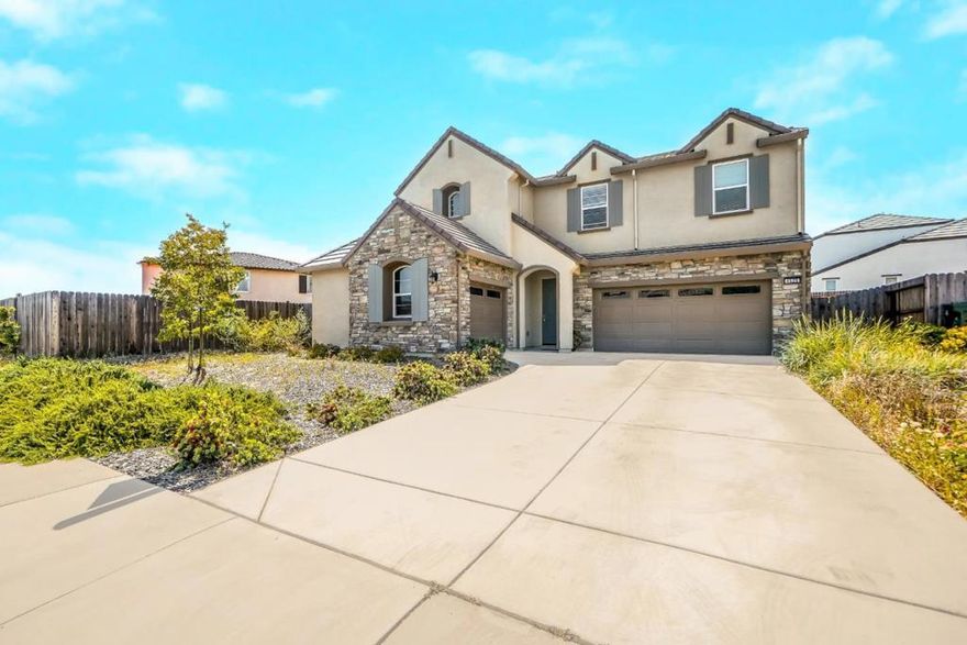 Welcome to this beautiful 3-year-old home nestled in a quiet Antioch neighborhood! This spacious 4-bedroom, 2.5-bath property offers an open floor plan and a versatile 5th room downstairs perfect as a home office or guest space. The bright primary suite features an abundance of natural light, a soaking tub, and a separate shower. Entertain with ease in the expansive kitchen equipped with stainless steel appliances and plenty of counter space. Enjoy energy savings with a fully paid solar system. The home also includes a 3-car garage and sits on a 6,543 sq ft lot with a generous backyard ready for your custom design. Don't miss this opportunity to make this beautiful home yours!