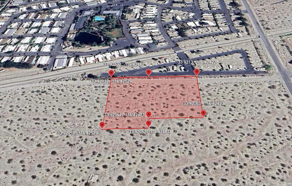 Don't miss this exceptional opportunity to own two adjoining 1-acre parcels--totaling 2 acres--on Aurora Road in the fast-growing community of Desert Hot Springs, CA 92241. Spanning APNs 654-230-013 and 654-230-014, this combined offering delivers expansive desert views and a prime location just south of Dillon Road, with close proximity to established residential communities and the vibrant amenities of the Coachella Valley. With easy access to major thoroughfares and a peaceful setting framed by natural desert beauty, this is the perfect blank canvas for your vision. Embrace the potential of this rare dual-lot package in a highly desirable and accessible location. ****No soils reports, surveys, etc., have been done. Buyer and buyer's agent to verify all information with the city or county for allowable uses and requirements and rely on their own investigations. **Buyer responsible for checking zoning, utilities, permits and exact property boundaries. ****