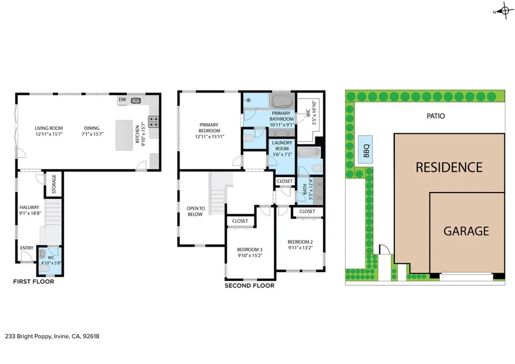 Irvine, California 92618, United States, 3 Bedrooms Bedrooms, ,3 BathroomsBathrooms,Residential,Active,153371