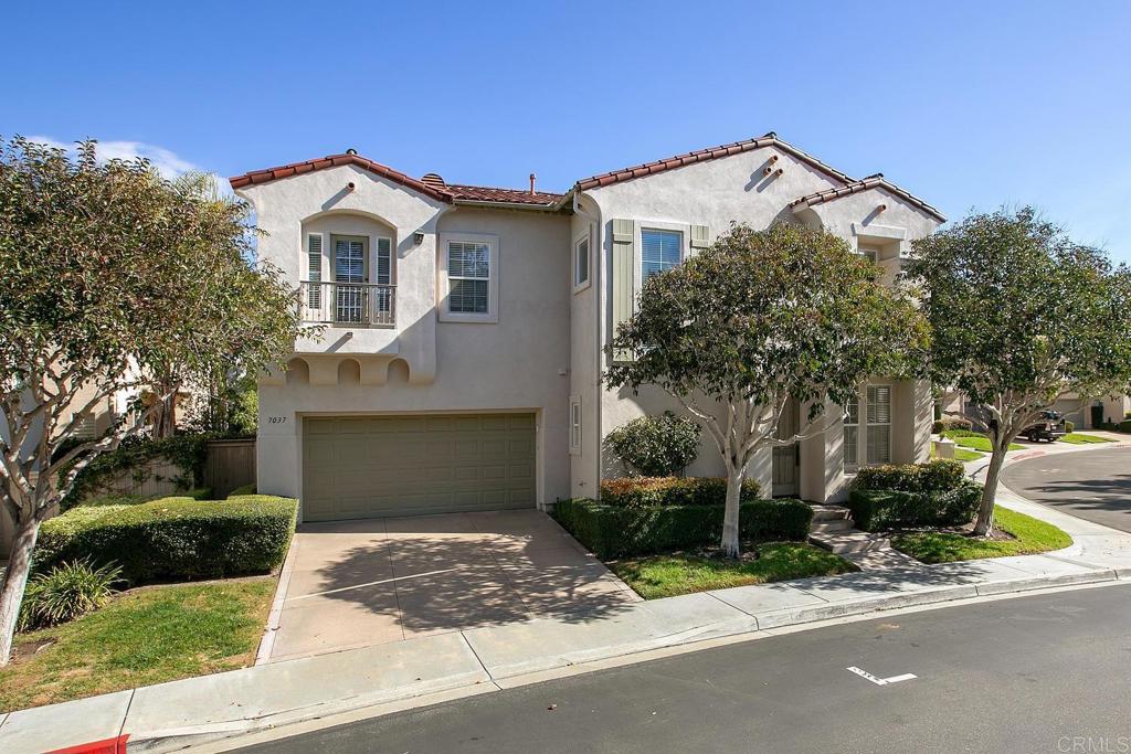Welcome to this home in the desirable gated community of Marea in Aviara in Carlsbad. This corner lot house features 3 bedrooms, 2.5 bathrooms, spacious 1705 sf, wood/travertine/carpet flooring, newer appliances, large primary bedroom, upstairs laundry, room on the back patio for entertaining. amazing community pool and BBQ area with million dollar views overlooking the Aviara resort. Located close to schools, shopping, restaurants, golfing and freeway access. Schedule your viewing appointment today.