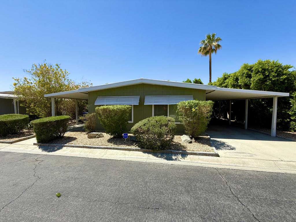 Welcome to your beautifully updated oasis in Date Palm Country Club! This lovingly-maintained home has been tastefully transformed throughout, featuring a remodeled kitchen and bathrooms, dual-pane windows, newer appliances, and efficient A/C. Both bathrooms boast elegant step-in tile showers with glass doors and grab bars for added safety. Modern light fixtures, plumbing fixtures, and ceiling fans adorn every room, creating a warm and inviting atmosphere.The floorplan is perfect for entertaining, with a wet bar conveniently located in the living room that leads outdoors to a spacious covered patio. The wet bar even includes a refrigerator and a wine cooler, making it ideal for hosting gatherings. This home has been professionally cleaned and is ready for you to move in!Date Palm Country Club is an active 55+ gated community, ideally situated in south Cathedral City. Just minutes away from Rancho Mirage, downtown Palm Springs, and PSP International Airport, you're a short drive from shopping, dining, medical services, and the new Agua Caliente Cathedral City Casino. The community offers an array of amenities, including an 18-hole golf course, driving range, tennis courts, swimming pools & spas, a community clubhouse, exercise facility, restaurant, and pro shop.Come make this lovely home your desert getaway!