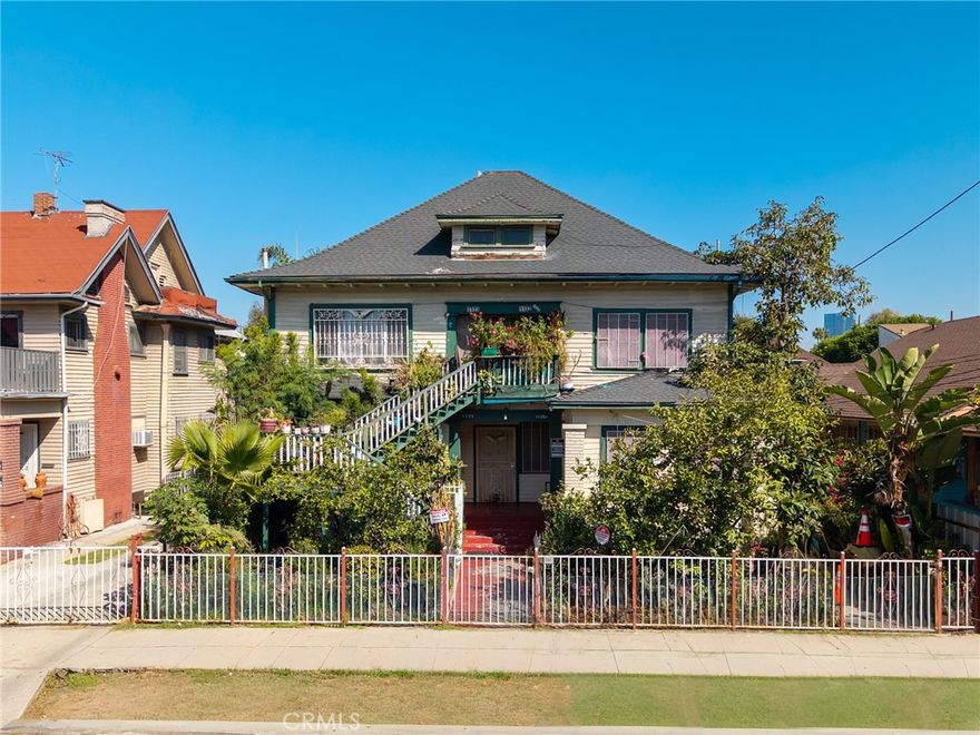 Welcome to 1123 W 18th Street, a rare 4-Unit Investment Opportunity located in the rapidly developing Pico-Union Area, just minutes from Downtown Los Angeles, USC, LA Live, and Major Freeways. This well maintained Multi-Family Property features Four spacious Units, offering an excellent option for both Investors and Owner Occupants seeking immediate rental income with upside potential. Each unit offers functional layouts, great natural light, and classic character that reflects the charm of early Los Angeles architecture. Situated on an LARD1.5 Zoned Lot, this property provides excellent Re-Development and ADU potential. The area continues to benefit from strong rental demand, proximity to public transit, and ongoing neighborhood revitalization, making this a Strategic Long Term Hold or Valued Investment. Don’t miss the opportunity to secure a property with both current Cash flow and Future upside in one of Los Angeles’ most promising Areas!