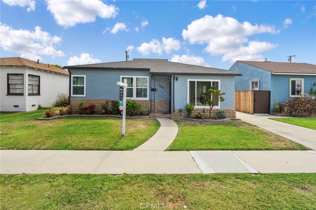 Welcome to 5860 Adenmoor Ave. This beautiful home is located in the quiet and walkable suburbs of Lakewood’s Mayfair District. Fantastic location as it is just a stone's throw away from restaurants, shops, and parks. This lovely 1 story home contains 3 bedrooms and 2 bathrooms in the main house while also having a fully functional bonus bedroom and bathroom with shower attached to the 2 car garage. Recent updates to the home include: new roof, updated plumbing and windows, recessed lighting, EV car charging. This home stands out, as it boasts more living and entertaining space than other homes in the area. The details and additions on this property are wonderful improvements that you will truly appreciate. Don’t miss this opportunity to live in one of the best increased floor plans in the community.