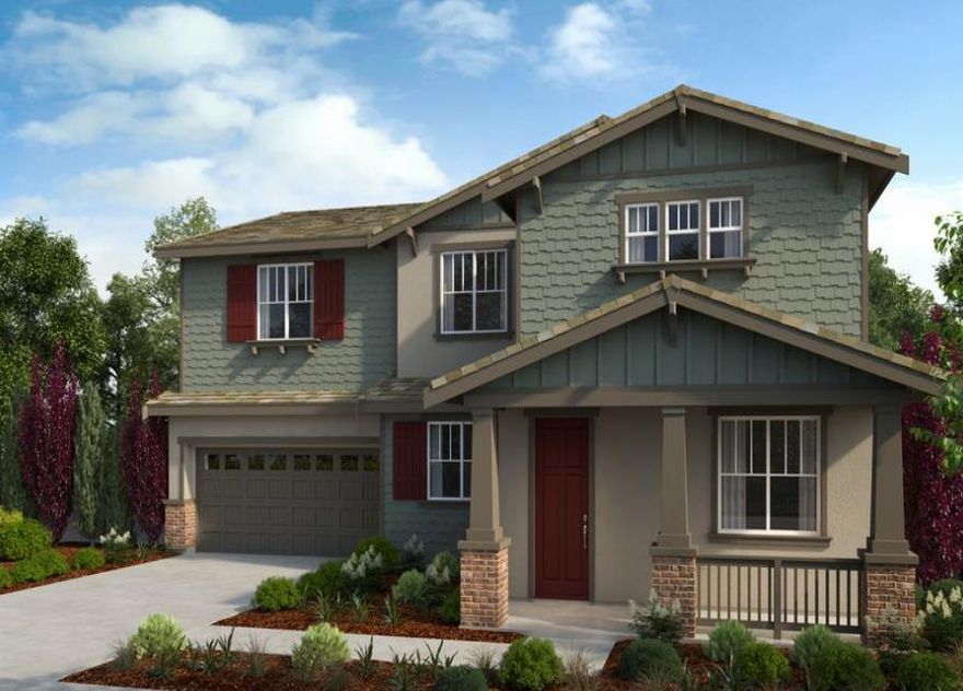 What's Special: Larger Lot | Corner Lot | Mountain View. New Construction - November Completion! Built by Taylor Morrison, America's Most Trusted Homebuilder. Welcome to the Mulberry II at 185 Golden Gate Lane in Rosemary Grove at Lagoon Valley! Step into the foyer and find a versatile flex room and half bath to one side, with an additional bedroom and ensuite bath near the three-car tandem garage. Continue into the open-concept living area, where a spacious great room connects to the casual dining space and a kitchen with stainless steel appliances and a large island perfect for gathering. Upstairs, the primary suite offers a spa-like bath and walk-in closet, while a loft, three more bedrooms, a shared bath, and a laundry room complete the space. This gated community is surrounded by rolling green hills and ancient oaks, with 85% of the area dedicated to recreation and open space. Enjoy sparkling pools, pickleball courts, concerts at the Town Center Plaza, a community garden, and even The Farm for fresh, seasonal produce. Additional Highlights Include: Covered outdoor room, wrap around porch, full bath 4 in place of half bath, and 8' interior doors. MLS#ML82021911