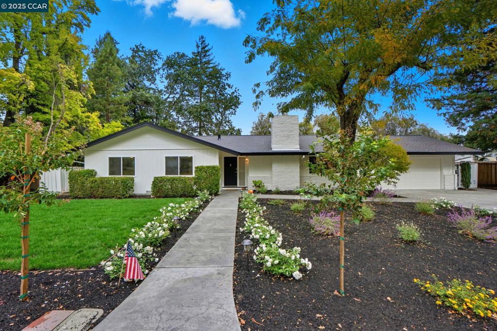 Open House Sunday 1-4 PM Beautifully Updated West Side Alamo home!  Huge potential for large add on or multiple locations to add an ADU & pool house. This stunning single-family residence is situated on a large, premium lot in one of West Side Alamo's most sought-after locations. Backing up directly to the Iron Horse Trail, this home offers a rare blend of privacy, natural beauty, and convenience. Inside, enjoy a completely renovated interior featuring open concept kitchen/family room, brand new gourmet kitchen with Italian Bertazzoni appliances, large quartz waterfall style island, luxurious new bathrooms, stylish new LVP flooring, new roof, new electrical, new ductwork, mostly new insulation, LED lighting, 3 large, coffered ceilings, new landscaping and countless other upgrades throughout.  Two very large side yards one side has cement for possible boat or rv.  The seamless indoor-outdoor flow and expansive yard make it perfect for entertaining or relaxing in your own private retreat. Great schools!  A true move-in ready gem in a prime location—don’t miss this exceptional opportunity!