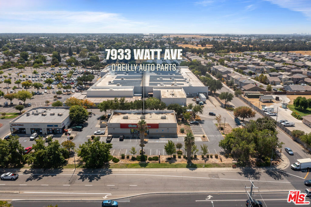 7933 Watt Avenue is a one-story, single-tenant freestanding retail asset with 265 Feet of frontage along Elverta Road. It's currently leased to O'Reilly Auto Parts. The building, constructed in 2003, is 7,009 SF and is situated in a Walmart Superstore Center with ample parking and easy customer access.This is an excellent opportunity for Investors to acquire a property with a nationally known credit tenant on an NNN lease. This specific O'Reilly Auto Parts has been at this location since 2002 and recently signed an extension through 2028 with renewal options available. The lease has rental increases every five years, enabling the Owner / Lessor to benefit from increased and predictable cash flow.