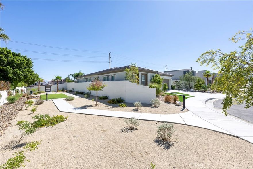 Take a look at this must-see, beautiful home nestled in the heart of Montage, Palm Desert.  You are instantly greeted with pristine curb appeal with immaculate landscaping.  Stepping into the courtyard, you will pass the private casita with it's own private entrance.  This home boasts soaring ceilings and an open flooring concept that welcomes you from the moment you step inside.  The spacious family room is located just off of the dreamy, gourmet kitchen with state of the art finishes and appliances.  There is a huge island with seating for all your entertaining needs.  All bedrooms are luxurious and spacious with custom window treatments and plenty of closet space.  The bathrooms are sparkling with upgraded finishes and fixtures.  The best part is when you decide to step outside to enjoy the yard that dreams are made of.  Stylish patio, outdoor seating area and sparkling pool and spa.  All of this and owned solar.  Make this your new home today.