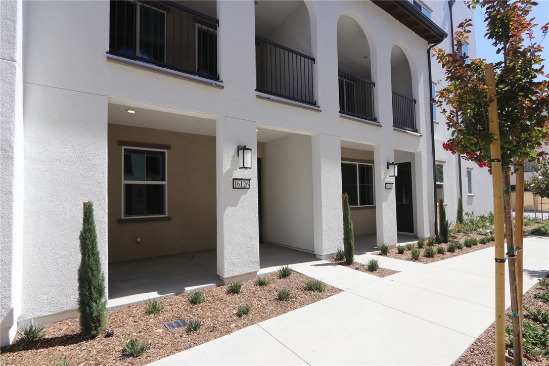 New home at Sage Court by Tri Pointe Homes in central Chino. Floorplan also features attached 2 car side x side garage and a spacious second level living/dining/kitchen area complemented by a covered deck. Location is steps from a brand new park as well as a community pool/club room, and interior finishes include wide plan LVP floors, granite kitchen counters, polished Quartz bath surfaces, additional electrical/lighting options, Shaker white cabinetry. Once upstairs an impressive Primary Suite with walk-in closet pairs opposite secondary Beds/Bath and laundry closet. Community offers convenient access to 71, 91, 15, 60 commutes as well as walking distance to the new Town Center featuring grocery/shopping/dining and Legacy Academy Elementary school.