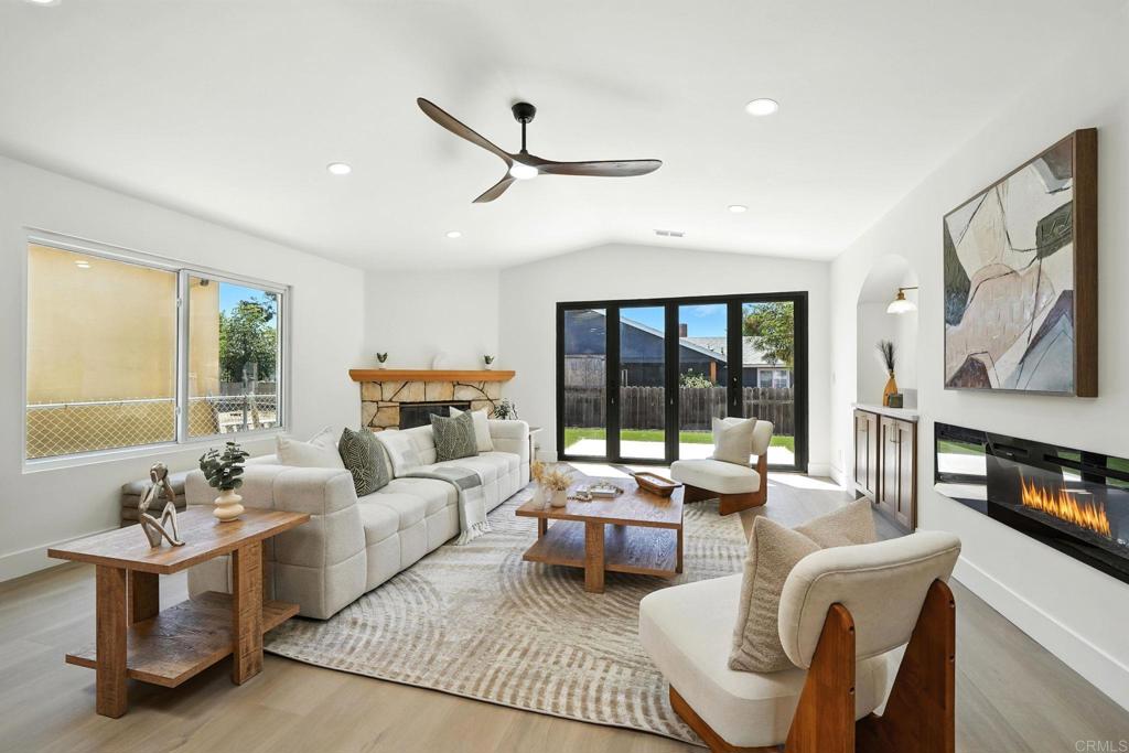 Modern Elegance Meets Smart Design in South Bay Welcome to this stunning 5-bedroom, 3-bathroom single-level home offering a perfect blend of style, space, and functionality — all under 1,800 sq ft. Thoughtfully upgraded with sleek Euro-inspired finishes, contemporary fixtures, and high-end appliances, every detail of this home has been designed to impress. The open-concept layout creates a spacious flow between the kitchen, living, and dining areas, ideal for entertaining and everyday living. A unique highlight is the private in-law suite featuring its own master bedroom — perfect for extended family, guests, or a potential rental opportunity. Additional features include updated flooring, recessed lighting, modern cabinetry, and artistic architectural touches throughout. Located in the heart of South Bay San Diego, this home offers convenient access to shopping, schools, parks, and major freeways.