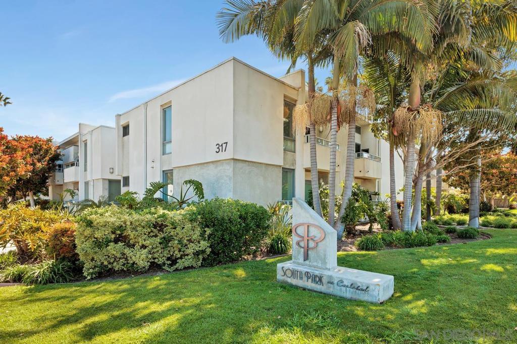 Looking for a full-time coastal retreat or a low-maintenance second home? This turnkey property offers unbeatable value in one of Carlsbad’s most walkable neighborhoods, JUST TWO BLOCKS TO THE BEACH and Carlsbad Village. Imagine living just steps to sandy beaches, coffee houses, charming shops, top-rated restaurants, and the laid-back luxury of Village life . Enjoy the single-story layout with its soaring ceilings filled with natural light and coastal breezes.One car parking garage, one additional parking space and storage unit for your surfboards! The updated kitchen is a showstopper with sleek white quartz countertops, stainless steel appliances, and modern shaker cabinetry. Full-size stackable washer and dryer for added convenience, and being a top-floor unit means no neighbors above you and peaceful living. Secure building features community spa and BBQ area, and workout room. This move-in-ready gem invites you to simply bring your toothbrush and immerse yourself in the unparalleled coastal lifestyle that Carlsbad has to offer.