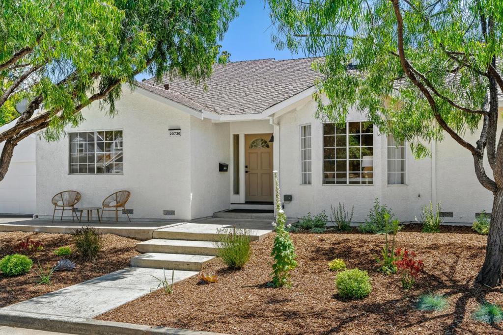 Like nothing else on the market! Open Saturday/Sunday 1-4pm. A combined 3,141 Sq. Ft. living space on just under 10,000 sq. ft. lot featuring main home comprised of 4 bedrooms generously sized, 3 bathrooms (approx 2287 sq ft) and a legal 1 bedroom 1 bathroom attached ADU (approx. 890 sq ft) all built in in 1994. 20730 Dunbar is on a closed end street with no through traffic. Ideal for a primary homeowner wanting additional space for extending family or a full-sized property all to be leased. 20736 Dunbar ADU facing Beardon Dr with it's own driveway and finished 1 car garage making it fell and look like two separate properties. Updates throughout include beautiful flooring, plush carpeting, freshly painted inside and out, gorgeous and stylish bathrooms remodeled with designer style touches. Kitchens with quartz counters, stainless appliances, loads of cabinetry and each with sitting peninsulas. Centrally located in Cupertino's quiet Garden Gate Village neighborhood adjacent to part of Apple's original campus and refreshed Whole Foods, De Anza College and Target store. Separate utilities between the two units. Excellent opportunity to own a flexible and unit property!