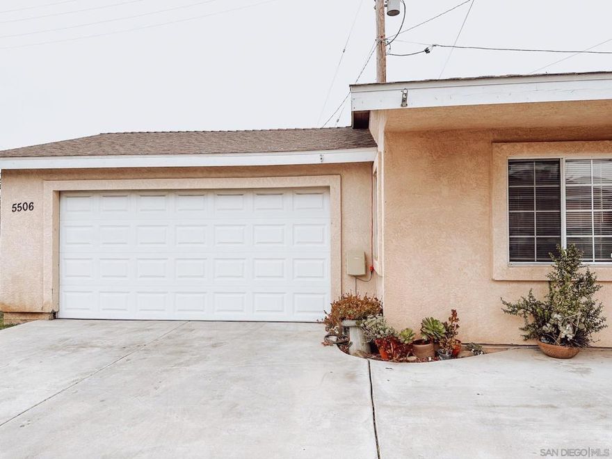 Hello! I’m 5506 Gables Street, Unit A, but you can just call me your future dream home! Nestled in the heart of Paradise Hills, I’m not your average duplex—I’m the modern, stylish spot you’ve been looking for.  Let’s talk upgrades—I was given a full-on glow-up in 2024! I’ve got brand-new designer quartz countertops, sleek luxury vinyl plank floors, shiny stainless steel kitchen appliances, and trendy white shaker cabinets. Oh, and my spa-like bathroom? It’s the kind of retreat you’ll never want to leave. Trust me, I’m a vibe.  And did I mention? I’ve got the best neighbors! You’ll feel right at home the moment you move in.  Location? Nailed it. I’m just minutes from the 805 freeway and surrounded by some of the best eats and shops in both San Diego and National City. Whether you’re a foodie or a shopper, I’ve got your weekends covered.  But enough about me, let’s talk about you! I’m looking for someone special to match my energy—an awesome tenant to complete the perfect trifecta. Could that be you?  Don’t be shy—give Jay a call and come see me today. I can’t wait to show off!