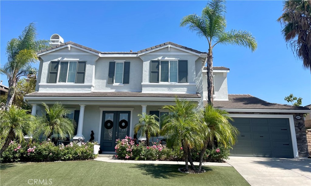 Welcome to 8337 Sanctuary, Corona in the Prestigious, Gated Golf Course Community of The Retreat. This 4152 sq.ft. home has everything you need.
5 Bedrooms. 4.5 Baths spread out on two floors. The Gourmet Kitchen with built in Refrigerator, Gas Cooktop, microwave. Full downstairs bedroom & Bath. Half Bath downstairs for guests. Large Primary Bedroom with Fireplace & Office Retreat. The Primary bedroom has a balcony with amazing views of the Valley & Mountains.
Beautiful Pool in the good size yard. This is a Green Home with Paid for Solar and Artificial Turf surrounding the entire Property saving water & electricity.
Don't miss this very special home. You have to see to appreciate.