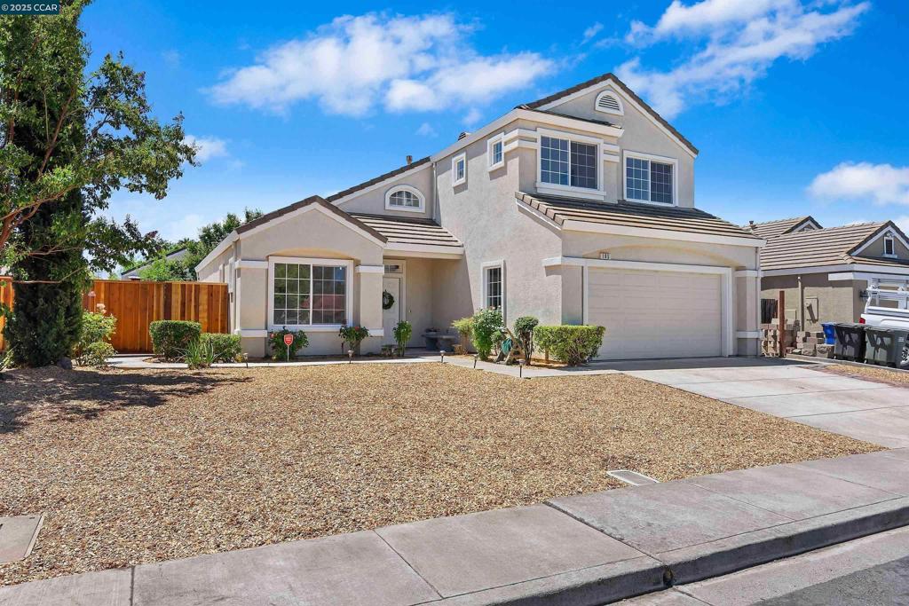 Tucked away neighborhood , well kept homes in this area . Park across the street with walking trail . Large lot , rv parking or boat parking on the side of property. Best features Their is a spacious primary room down stairs complete with jacuzzi bath double sinks, walk in closets, Large family room with fire place . Kitchen has a modern design facing family room . Ample cabinet space ,Room for every kitchen appliance you own. Granite counter tops. Island for entertaining . Sit at counter or kitchen eating area . Also formal lining room at entry way . Lot is level in a court across from a trail and park. Enjoy the breeze from the delta and the quietness of the neighborhood.