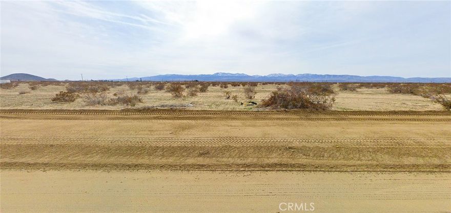 8.32 Acres in Palmdale – Room to Grow, Space to Breathe

Step away from the noise and into wide-open desert skies. This 8.32-acre lot in Palmdale gives you the space and freedom to create the lifestyle you’ve been looking for—whether it’s a custom home, a weekend retreat, or a smart land investment.

Only about 10 miles from central Palmdale, you’ll enjoy quick access to shopping, dining, and hospitals while still coming home to peace, quiet, and starlit nights. Power poles run along the street for easy connection, while a septic system and private well will be needed.

The Palmdale area is steadily expanding, and large parcels like this one are becoming harder to find. Here you get the best of both worlds: convenience and privacy, today and long-term growth for tomorrow.

Why you’ll love it:

8.32 acres of open land—plenty of space for building or holding

Just 10 miles from downtown Palmdale

Power nearby, with poles on the street

Will require septic and well

Quiet desert setting with mountain views

In a growing area with strong investment potential

Opportunities like this don’t come along often. Secure your piece of Palmdale today.