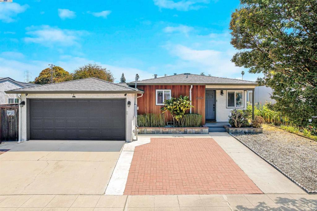 Located in the heart of Hayward, this charming 3 bedroom, 1 bath detached home offers a rare blend of thoughtful renovations and generous outdoor space. Recent upgrades include a newer roof, full copper plumbing, and a seismic retrofit. Inside, enjoy luxury waterproof flooring, and newer trim, baseboards, doors, and hardware throughout. The kitchen is equipped with modern stainless steel appliances - including a refrigerator, dishwasher, exhaust fan, and induction stove - along with a reverse osmosis water filtration system. Comfort and efficiency are enhanced by a newer central heating system, newer water heater, and an insulated garage door. Step outside to a spacious backyard ideal for entertaining, complete with a large storage shed and a variety of mature fruit trees - pear, cherry, loquat, lemon, and both red and green plums. There's also plenty of room for a future garden or outdoor retreat. Centrally located with easy access to BART, Highways 880 and 92, the Dumbarton Bridge, schools, parks, and shopping - this turnkey home is ready for its next chapter. Join us for PIZZA at the Twilight Open House on 8/7 from 5pm-7pm! https://my.matterport.com/show/?m=56fWqCYeLWr