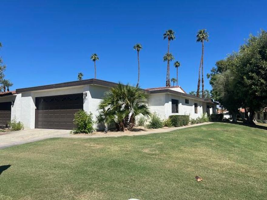 Looking for a laid-back desert getaway? Check out this awesome spot in the Rancho Las Palmas Country Club! With 3 comfy bedrooms and 2 baths spread over 1,621 square feet, this fully furnished place is ready for you to move in and enjoy.The home's got all the cool features you'll love. Imagine whipping up meals in a kitchen with shiny stainless steel appliances while the recessed lighting sets the mood. There's even a wet bar - perfect for mixing up your favorite drinks when friends come over.Kick back in your private outdoor space with stunning golf and mountain views - ideal for chilling out or a BBQ. And with multiple pools nearby and air conditioning inside, you'll stay cool no matter how hot it gets outside. Plus, having a washer and dryer in the unit means laundry days are a breeze.Parking's a cinch with your own garage spot, and you'll have access to a plethora of community amenities that keep life fun and easy.This place is up for annual lease, so grab it while you can and dive into the ultra-chill Rancho Mirage lifestyle. Perfect for anyone wanting a cozy home base in the desert!