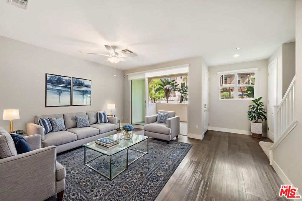 Welcome home to 4394 Paxton Place, this immaculate corner unit is the largest model at Paxton Calabasas. This "Addison" floor plan is a beautiful tri- level luxury townhome boasts abundant natural light with stunning views, high ceilings, 3 bedrooms, 2.5-bath, indoor laundry room, attached garage 3 car garage and an oversized bonus room. 4394 Paxton Place offers the perfect blend of comfort, style, and convenience across three well designed levels. With stunning hill and canyon views, this well designed property features all THREE bedrooms on the top level. The primary bedroom features a bright bathroom with dual sinks, soaking tub with a separate full shower, walk in closet and an attached private balcony with views. On the main floor, enjoy the contemporary kitchen, equipped with an island, walk in pantry, beautiful pendant lights, stainless steel refrigerator, quartz countertops, oversized six burner gas stove top and oven. Also on the main floor, you will find an open dining area and family room that features 8 foot high sliding glass doors which open fully to access wonderful fresh air on the patio. Step to the bottom level and you will find the full size laundry room, that features a smart washer and full size dryer and an oversized bonus/flex space that provides direct access to the attached THREE car garage. Cool off in the community pool, work out in the gym and relax in the clubhouse. Centrally located with close proximity to Malibu, Calabasas Commons, Westlake Promenade, less than an hour to Los Angeles, dining options, market, parks, top rated schools and Pepperdine University. * photographs with furniture are virtually staged * photographs provided are of a similar unit with a similar floor plan. MOVE IN INCENTIVE OFFERED - CONTACT AGENT MOVE IN INCENTIVES ARE OFFERED FOR 12 MONTH PLUS LEASE *$6895 CONCESSION OFFERED AS RENTAL CREDIT* CONTACT AGENT FOR DETAILS