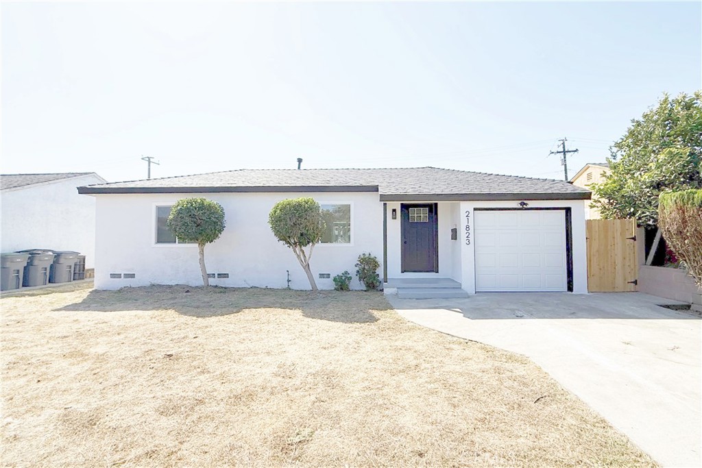 Turnkey starter home on a huge lot with ADU potential. This fully remodeled home features a large living room, dining room, and an inside laundry room. The remodeled kitchen features new quartz counter-tops and soft-close cabinets. The fully remodeled bathroom with new copper and PEX plumbing. Bright and roomy bedrooms with large windows. New light fixtures, new vinyl floors, new roof, new paint, new doors and windows, new patio, new range hood, new tankless water-heater, walking distance to Rancho Dominguez Preparatory School, and much more!