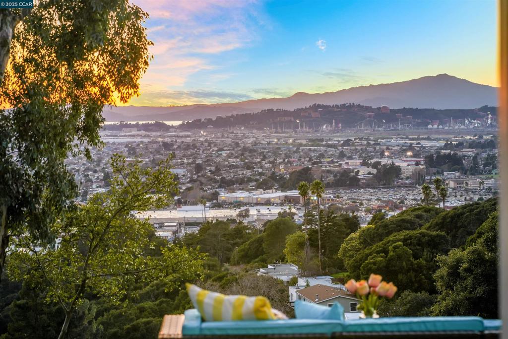 New spin and now easy to show! Breathtaking panoramic views await in this beautifully updated San Pablo Hills home! Featuring three spacious bedrooms, two luxurious baths, and exquisite finishes, this home impresses at every turn. The gourmet kitchen boasts sleek stainless steel appliances, quartz countertops, and custom cabinetry, while luxury plank flooring adds both durability and elegance. Large windows flood the space with natural light, framing stunning sunset and water views. Step outside to a charming yard with new artificial turf, a covered terrace perfect for al fresco dining, and occasional wildlife adding a natural touch. A new 3.5 ton HVAC system with condenser and minisplits ensures year-round comfort. Additional modern upgrades include a tankless water heater for endless hot water and a Level 2 EV charger for fast and efficient electric vehicle charging. Conveniently located near public transportation and major highways, including I-80 and I-580, commuting is a breeze. Enjoy easy access to nearby shopping, dining, and entertainment. This home blends modern luxury with beautiful serene surroundings. ADU / INCOME POTENTIAL Downstairs! Don’t miss this incredible opportunity to make this home yours!