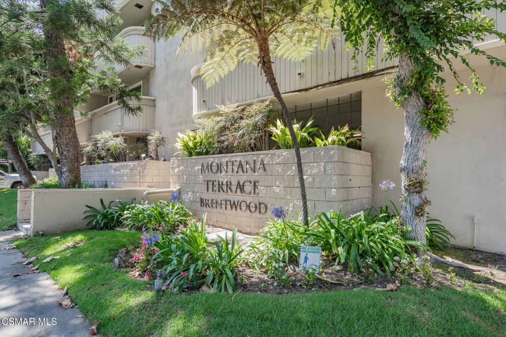 Welcome to your serene retreat in the heart of Brentwood! This top floor condo offers a peaceful escape with a private garden view that provides a tranquil backdrop to your daily life.Step inside to a light filled living space. The well appointed kitchen features stainless steel appliances with electric range, and opens to the dining and living space for convenient entertaining. The primary bedroom and additional office/bedroom offer comfortable private spaces with an abundance of closet storage. This secure building provides an array of amenities, including a sparkling pool, relaxing spa, and rejuvenating sauna. Laundry facilities are conveniently located on each floor. For your peace of mind the building has secure lobby entry with elevator, a part-time guard, and gated secure garage. This unit provides two tandem parking spaces.Located near vibrant, desirable San Vicente Blvd with coffee, dining and shopping options. Don't miss the opportunity to live in this coveted Brentwood location. The perfect blend of comfort, security, and lifestyle.