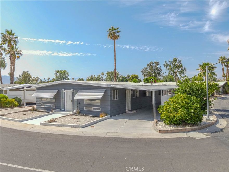 MUST SEE! TURN KEY CATHEDRAL CITY MANUFACTURED HOME! PREMIUM GOLF COURSE CORNER LOT MOBILE HOME LOCATED IN THE PREMIER, GUARD GATED DATE PALM COUNTRY CLUB!!! 55+ ACTIVE COMMUNITY OFFERS A COMMUNITY RESTAURANT & BISTRO "NICKS BISTRO"!!! This Upgraded Property is an OPEN FLOOR PLAN, 3 Bedroom 2 Bath Property and SHOWS BEAUTIFULLY! LOCATED IN THE HIGHLY SOUGHT AFTER DATE PALM COMMUNITY! UPGRADED LUXURY VINYL FLOORING, OVER SIZED BASEBOARDS... UPGRADED COUNTERTOPS, REMODELED KITCHEN & BATH... NEW PAINT.. This Home is TRULY A SPECIAL PROPERTY...THIS WILL GO FAST! (Space Rent $1435/month)