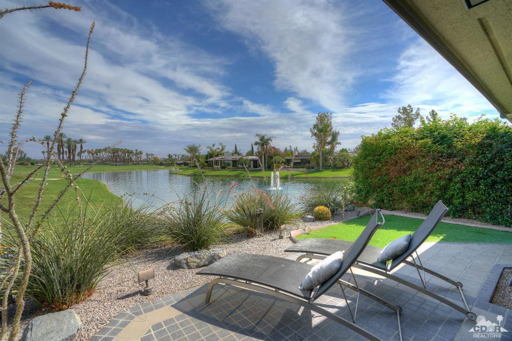 LEASED NOV. 1, 2025 - APRIL 30, 2026. This immaculate contemporary home offers impeccable design and golf course views. With a private pool and outdoor BBQ, it's perfect for gatherings.Three-bedroom suites, each with a beautiful en-suite bathroom, ensure privacy. There's also a spacious powder room for guests.The kitchen is a chef's delight with dark wood cabinetry, a stacked rock wall, and top-notch Thermador stainless steel appliances. Panoramic windows frame the golf course and lake views, creating a seamless indoor-outdoor experience. The living room features vaulted open-beamed ceilings.Available for 2023-2024, this rental promises a luxurious lifestyle. Contact us today to make this extraordinary property your vacation home for this season.