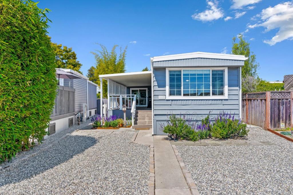 Your Seacliff Beach Coastal Retreat Awaits! Just steps away from Seacliff State Beach, this delightful home offers a perfect blend of comfort, convenience & quaint coastal charm. The open-concept living, dining & kitchen areas are bathed in natural light, creating an inviting space for both everyday living & entertaining. The updated kitchen boasts newer appliances & custom countertops, making cooking a true pleasure. Step outside to your covered front deck and soak in the CA sunshine, ideal for morning coffee, evening BBQs or simply unwinding after a day at the beach. Parking is a breeze w/space for two cars & guest parking nearby. Set w/in a highly desirable, all-age, pet-friendly co-op park, the community offers wonderful amenities including a heated swimming pool, clubhouse & a community garden. Nestled on the ocean side of Mar Vista Drive, you're just moments from the sand & surf of Seacliff State Beach, the scenic trails of Nisene Marks & the charming shops & restaurants of Aptos Village. Whether you love biking, hiking, surfing, or simply embracing the coastal lifestyle, this location truly has it all. Perfect as a primary residence or a weekend getaway, this lovely home offers an incredible opportunity to enjoy the Seacliff Beach lifestyle in a warm & welcoming community.