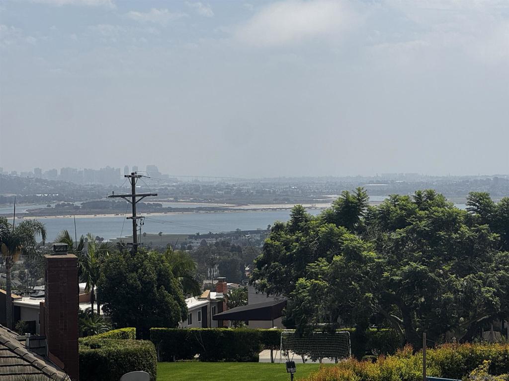 A rare opportunity in your lifetime to own a private, secluded acre of bay, ocean and downtown panoramic views in North Pacific Beach! There are only 8 lots in Kate Sessions of this size and magnitude, so don’t miss out as an opportunity like this only comes around every 30-40 years! Property being sold with (almost permitted) plans to build a 10,000 sq foot home with full sport court, pool, guest house, pool house and 10 car garage. Standing house has been prepped for demo. Build your dream home, split the lots and build two homes or remodel the existing structure.