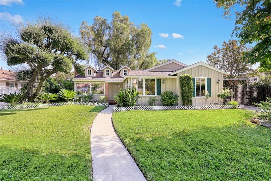 Welcome to 2606 Greenfield Avenue, an impressive property nestled in one of Arcadia’s most desirable neighborhoods. The home sits on an enormous, flat 20,909 SqFt lot (R-2 Zoning), presenting a unique combination of comfortable living, income generating, and future development possibilities. 
The main residence offers 2,070 sq.ft. living space with three Beds and two Baths. The open-concept layout guides you from a bright living room with a fireplace to a formal dining room. The family room is distinguished by its high ceiling with exposed wooden beams, a full-wall bookshelf, a second fireplace and a skylight, adjacent is a cheerful breakfast nook with access to the backyard. The well-appointed kitchen boasts updated ample wood cabinetry, a practical pantry, granite countertops, and stainless-steel appliances. The primary suite includes a large walk-in closet and a spacious, upgraded ensuite bathroom with a dual-sink vanity, a shower stall, and another skylight. 
At the rear of the property, a 1,200 SqFt Accessory Dwelling Unit (ADU) with a private entrance generates steady rental income. It features a dedicated backyard, and a wide, covered front patio. Inside, the open-concept main level is spacious and bright, featuring a kitchenette, a dining area, a bathroom, a laundry area, and a spacious living room with a full-wall bookshelf, offering flexibility to add more rooms. Upstairs, a spacious bedroom completes this income-generating asset. 
Between the main residence and the ADU is a vast, park-like oasis—a meticulously maintained, generous greenspace, enriched by a centuries-old tree, and many mature fruit trees, persimmon, lychee, guava, jackfruit, mango, banana, and orange, a children's play ground, and  detached 2 car-garage & 2 car carport. This space holds endless potential for grand-scale entertaining or ambitious projects, whether installing a resort-style pool, a pickleball court, or building additional fully customized estate. 
Located within the award-winning Arcadia Unified School District, the home is moments away from the Los Angeles County Arboretum, the Westfield Santa Anita Mall, fine dining, and more. 
This is not just a move-in-ready home—This is a smart opportunity to own a home with immediate comfort, steady income, and long-term potential in one of Southern California's most sought-after communities. Contact us today to schedule a private viewing and claim this extraordinary property as your own.