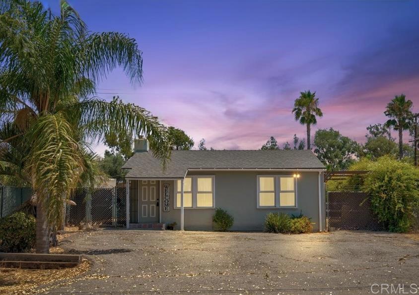 Welcome to 1112 B Street, Ramona! This charming 830 square foot home features 2 cozy bedrooms and a well-appointed bathroom, perfect for comfortable living. The large kitchen offers ample space for cooking and entertaining, while the usable lot of nearly 0.20 acres invites outdoor activities and gardening opportunities. Currently on a septic system, but sewer is available nearby, which would allow for complete use of the leach field and reserve area. Nestled on a quiet street, this property is conveniently close to shopping and essential amenities. While currently utilized as a residence, it is zoned for commercial use, providing flexible options for your lifestyle or investment plans. Additional features include two functional sheds for storage or hobbies. Enjoy the warmth of a friendly neighborhood while having the potential for various uses. The property is within walking distance to the library, Starbucks, restaurants, and grocery stores. Don't miss your chance to make this unique property your own!