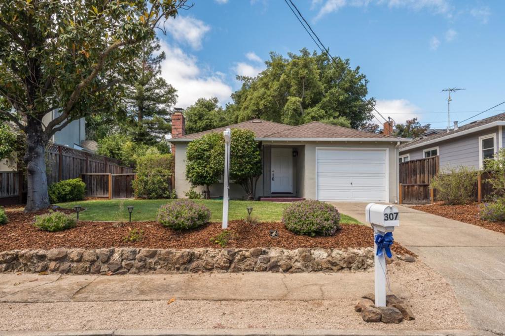 Located in the heart of the Peninsula in a quiet neighborhood, this charming two bedroom, one bath home is a must see. This freshly painted single family home offers an updated kitchen, gas stove, microwave, newer washer and dryer, hardwood floors, fireplace, attached garage with extra storage, private fenced backyard and new window treatments in the bedrooms. This convenient location is easy access to the freeway, biking distance to Stanford and close to many amenities. Available July 1st, 12 month lease minimum, no pets.