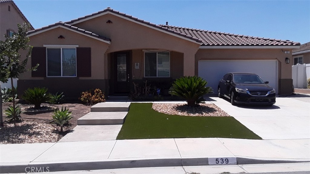 Great Opportunity to own a 1 story home with 4 bedrooms 2 baths. The kitchen design is open space with a huge island that sits 8 chairs. The master bedroom has a extra large shower and walk-in closets. Home has a 2 car attached garage. Property is well taken care and is perfect for gatherings and entertaining. It has a very nice and peaceful patio. Must see to appreciate!