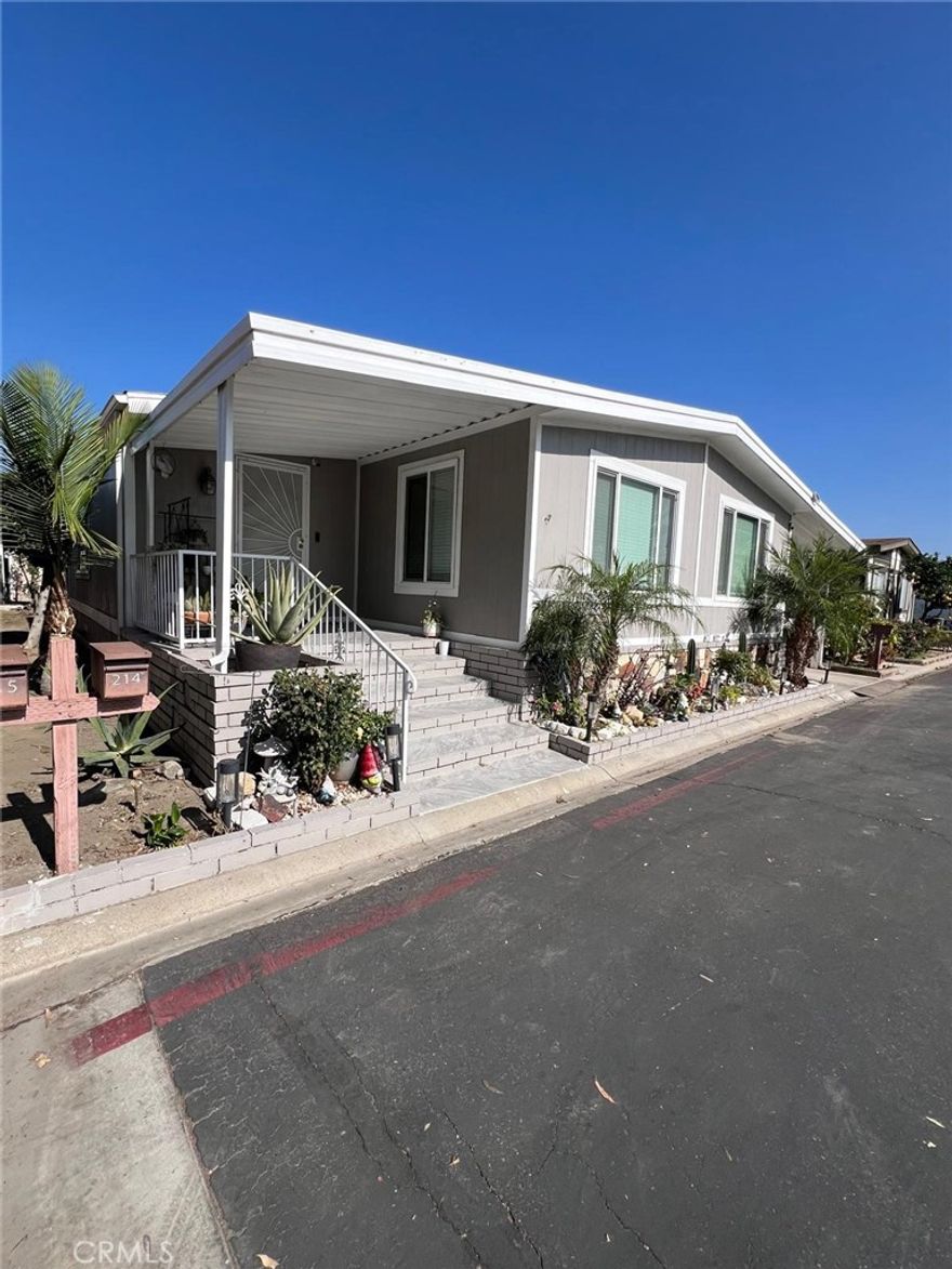 Welcome to the wonderful Anaheim Shores MHP! Beautiful Mobile Home, located in one of the most beautiful mobile home park in Anaheim. You have to see this mobile home. This Amazing Mobile Home features 3 bedrooms 2 full bathrooms. New appliances, new windows, new laminate floors in, new tile flooring in bathrooms, new crown moldings, new kitchen. New patio door and new doors all throughout, New LED lights. Covered patio, 3 car parking.