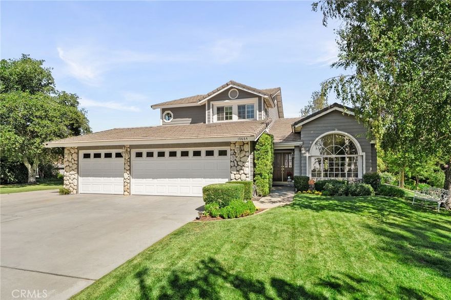 First Time on the Market! This impeccably maintained and tastefully upgraded 4-bedroom, 3-bath home offers 2,275 sq ft of comfortable living space on a beautifully landscaped 1-acre lot—zoned for horses and brimming with charm.

Enjoy spectacular mountain and water views from your own private oasis, where nature and serenity meet luxury and convenience.

Inside, discover a spacious layout featuring a formal living and dining room, an open-concept kitchen with double electric ovens, and a cozy family room anchored by a zero-clearance wood-burning fireplace. Ideal for multi-generational living, the home includes a bedroom and full bath on the main level.

Outside, delight in your personal orchard with peach, plum, apple, orange, and nectarine trees, plus a park-like backyard perfect for entertaining. Relax under the gazebo, soak in the Tuff portable spa, or watch the kids play in their very own playhouse. Additional outdoor features include a garden swing, birdhouse arbor, and automatic sprinklers covering all landscaping.

Practical upgrades include a motorized sliding gated driveway, RV pad with 50-amp service and water, and a 12' x 6' utility shed. With no HOA and a very low tax rate, this property offers both freedom and value. A rare opportunity to own a slice of country paradise with breathtaking views and modern comforts—schedule your showing today!