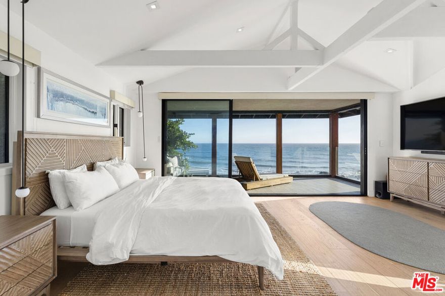 Welcome to Casa LaCosta. Indulge in the epitome of modern luxury with unparalleled ocean views and exclusive beach club access in Malibu. This recently remodeled, fully furnished 4-bedroom, 5-bath residence nestled in the heart of Malibu. This contemporary home seamlessly combines style and comfort, creating an ideal setting for the ultimate Malibu lifestyle. Step into a sophisticated oasis where every detail has been thoughtfully curated. Inside, discover an organic modern design enhanced by high-end furnishings, cultivating an atmosphere of warmth and refined elegance. Be captivated by the expansive, unobstructed ocean views that unfold before you, providing a breathtaking backdrop stretching as far as the eye can see. Revel in the pleasure of awe-inspiring sunsets and the serene sounds of the ocean, all from the comfort of your own home. What sets this residence apart is its exclusive access to the neighborhood's private beach club. Immerse yourself in the coastal lifestyle with entry to pristine sandy shores and an array of beach amenities. Whether you choose to relax under the sun, take refreshing dips in the ocean (or private pool), or engage in beachside activities, the possibilities are endless. Conveniently situated near Malibu's renowned beaches, fine dining establishments, and entertainment options, this residence offers the best of coastal living. Don't miss the opportunity to embrace a luxurious lifestyle in Malibu with privileged beach club access.