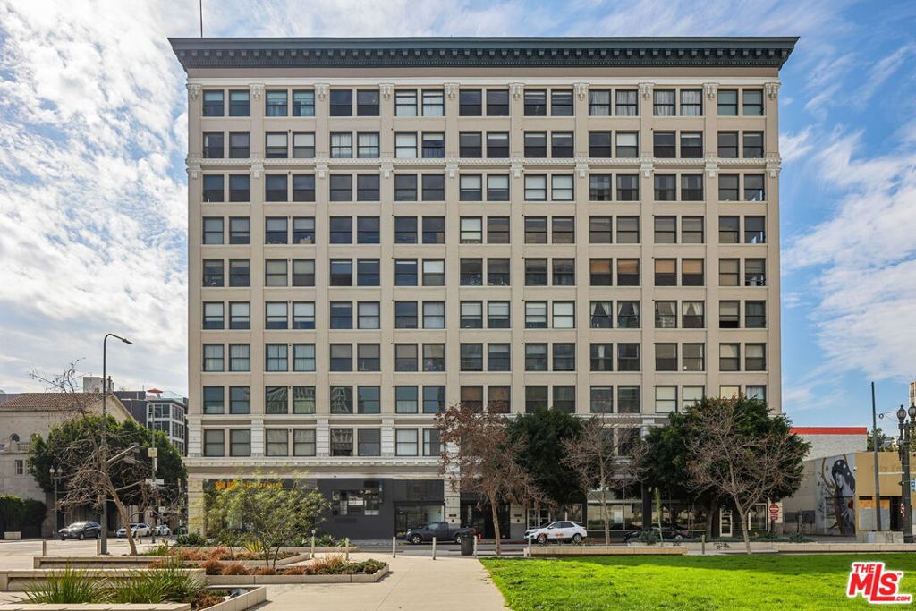 NYC style loft in the heart of downtown LA! This historic Higgins Building loft boasts an open floor plan with 10 ft ceilings and double height windows. Unit features industrial design with modern upgrades. Appliances include stainless steel refrigerator, range and dishwasher. Bathroom includes chic modern finishes. Thoughtfully designed built in custom closet also included! Loft overlooks neighborhood park. Building amenities include front desk staff, rooftop with outdoor lounge, dining area, BBQ and spectacular skyline view. Also enjoy the dog friendly park across the street! Close proximity to the Broad, Disney Concert Hall, Grand Central Market, Grand Park, Little Tokyo, metro station and many dining options including Badmaash in the building. Loft can also be leased furnished for $2,900/month. Also for sale for $499,000.