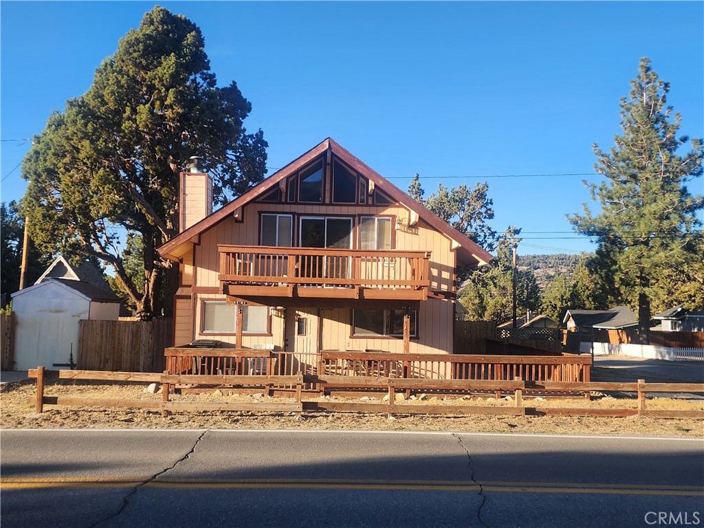 Erwin Lake Cabin with incredible Mountain Views and Southern Exposures on an a corner lot.
Fenced rear yard ample parking. T&G wood beamed ceilings and Vaulted ceilings in the 2 upstairs bedroom.
Indoor laundry room. Lower room with slider can be another bedroom and or family room.
Brick fireplace in living which is connected to the kitchen and dining making it a nice great room.
Please note that house is AKA 2145 State Lane
Professional Photos to come