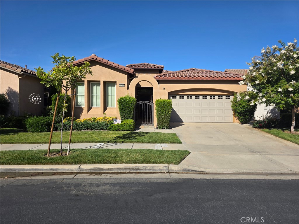 Tranquil Living in this single-story 2-bedroom 2 bath home with a panoramic view. 55+ resort living gated community with all the amenities. At 1888 Square Feet, this Laguna is one of the most popular models in Trilogy! Start with a custom stone entry which brings you inside to view the custom Travertine floors, upgraded kitchen with granite counter tops and full backsplashes and stainless-steel appliances. A very nice Butler’s panty is just off the formal dining room. This home has high ceilings and panel doors for a spacious feel and brings out the quality of the custom Travertine floors. The time has never been better to become part of this great retirement community with this beautiful home. Trilogy at Glen Ivy is the premier 55+ community built by the masterminds of Shea Homes. Each home is a masterpiece of open floor plans and raised ceilings on a single floor. This beautiful community is surrounded by a world class Ted Robinson designed golf course and majestic views of the Cleveland National Forest. The amenities will remind you of a 5-star resort featuring a State-of-the-art fitness center, an indoor Olympic sized pool and a walking track above. The outdoor pool features cabanas, BBQ's, fireplace and a large spa. 3 tennis courts and a pickle ball court, bocce ball, various clubs & chartered events, with lots of exercise classes to choose from. There is even an outdoor Amphitheater for summer concerts under the stars, community library and the list goes on!
