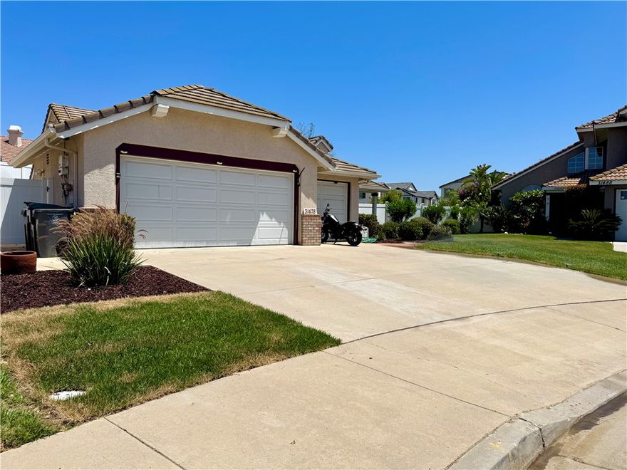 Welcome to your dream home in the heart of Menifee! This charming **single-story** residence features **3 spacious bedrooms and 2 full bathrooms**, ideal for families, retirees, or anyone looking for easy, single-level living. Located at the end of a quiet cul-de-sac, this home offers privacy, minimal traffic, and a safe environment for kids and pets.



Step inside to discover a bright and open layout with BRAND NEW appliances in the kitchen, perfect for cooking and entertaining. The oversized backyard provides ample space for outdoor living, gardening, or even adding a pool—truly a blank canvas for your personal oasis.



Conveniently located just 5 minutes from major shopping centers, restaurants, and entertainment, this home blends suburban tranquility with everyday convenience. Plus, take advantage of a **VA assumable loan**, making this an excellent opportunity for qualified VA buyers.



Don’t miss your chance to own this well-maintained, move-in ready home in a desirable Menifee neighborhood—schedule your private tour today!