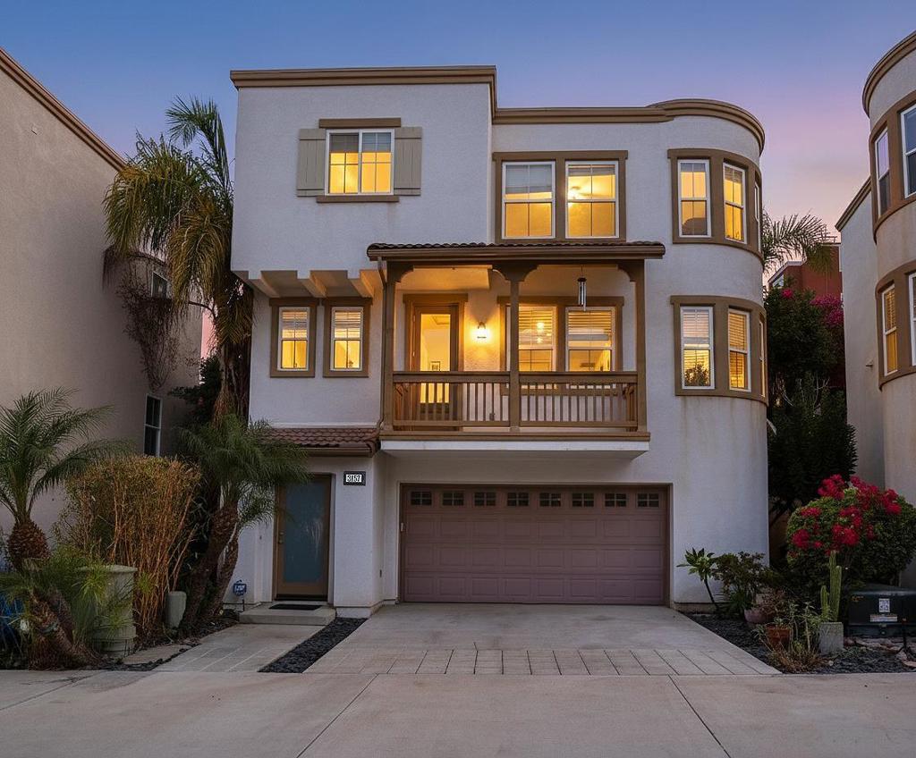 Perched in one of San Diego’s most coveted neighborhoods, this stunning Harbor Ridge residence blends modern elegance with effortless comfort. Soaring ceilings and expansive windows flood the home with natural light, framing sweeping canyon and city views. The open-concept design flows seamlessly from the chef-inspired kitchen into spacious living and entertaining areas, creating the perfect backdrop for gatherings of any size. Retreat to a private primary suite with a spa-like bath and tranquil ambiance, or step outside to enjoy multiple outdoor living spaces ideal for soaking in sunsets and warm coastal breezes. Additional highlights include premium finishes, designer upgrades, and a flexible layout that adapts beautifully to today’s lifestyle. Located just minutes from Balboa Park, vibrant Hillcrest, and Downtown San Diego, this home offers the rare combination of a quiet hillside setting with quick access to dining, shopping, and entertainment. A premier opportunity to experience the very best of urban San Diego living.