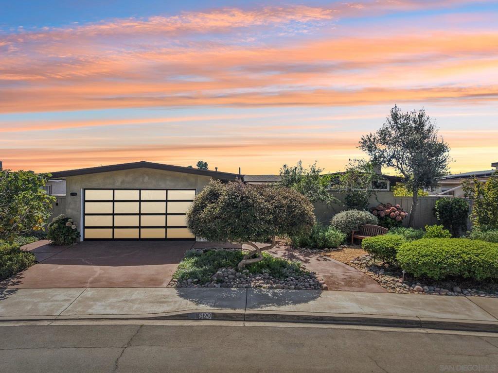 Welcome to this one-of-a-kind Bay Ho residence, a single-story retreat showcasing custom upgrades and breathtaking sit-down views of Mission Bay. Homes of this caliber rarely come to market. From the moment you step inside, you’ll be impressed by the open floor plan, the beautifully remodeled kitchen, and the seamless connection between indoor and outdoor living. The kitchen is a showpiece, featuring cream shaker cabinetry, quartz countertops, a designer tile backsplash, a large island with seating, and high-end stainless steel appliances, including a Fulgor Milano oven. The great room flows effortlessly to the backyard through an impressive 23-foot four-panel panoramic sliding door, opening to a private outdoor sanctuary with multiple spaces for entertaining. The backyard is truly remarkable, offering expansive bay views, a built-in BBQ island with bar seating, a synthetic deck with a covered patio, and thoughtfully designed areas for relaxation or gatherings. Fruit trees, including fig and citrus, add to the charm, while the fenced backyard provides peace of mind and privacy. Inside, engineered strand-woven bamboo floors, recessed lighting, bronze hardware, and a large brick fireplace create warmth and style. The home also includes dual-pane windows, ceiling fans in every bedroom, smooth stucco finish, and a security courtyard with a designer metal gate and custom front door. The master suite features its own private oasis, while the den offers a cozy space to unwind by the gas fireplace. Additional highlights include central A/C with a mini-split in the primary bedroom, a spacious garage, and raised garden beds perfect for vegetables and herbs. The property overlooks an enclosed canyon, adding to its sense of privacy and serenity. The location is unbeatable—just minutes to Cadman Park with its off-leash dog area, Balboa tram station, UCSD, Mission Bay, and San Diego’s beaches. Easy freeway access makes commuting a breeze, while evenings can be spent enjoying Sea World fireworks from your own patio. This is more than a home; it’s a lifestyle—an extraordinary blend of comfort, design, and iconic San Diego views. ********** Convey Stays with the home): All kitchen appliances & washer, and dryer. Built-in BBQ island and round fire pit (not the freestanding BBQ or smoker). Mounted TV in Living Room Doesn't convey: Murphy bed Thank you for your time.