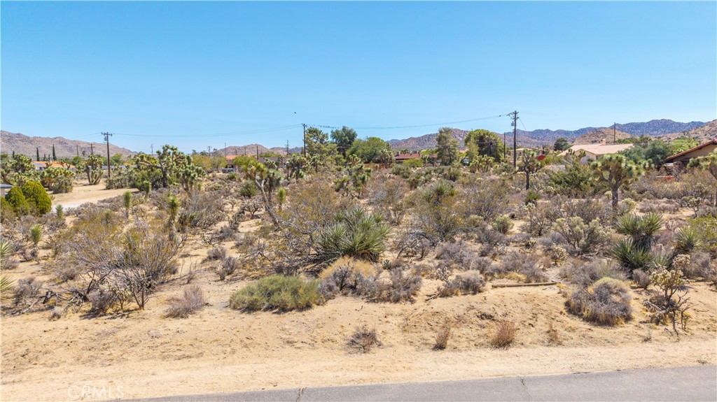 Discover a full acre of buildable land in Yucca Valley’s desirable Sky Harbor area. This spacious parcel offers beautiful views and plenty of room to design and create the home you’ve always envisioned. The location is ideal for those seeking a quiet residential setting with the added benefit of being in a popular destination for visitors, making it a strong candidate for a short-term rental or a private retreat. Enjoy proximity to hiking trails in Joshua Tree National Park, the scenic Black Rock Canyon, and the cultural offerings of the Hi-Desert, including art galleries, music venues, and local dining. A rare opportunity to secure land in one of Yucca Valley’s most sought-after areas.