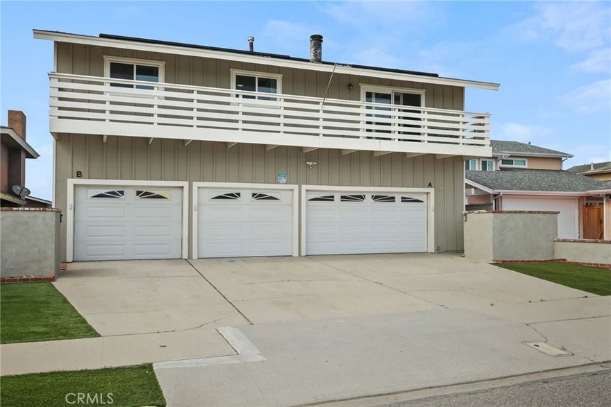Dreaming of living steps from the sand? This beachside duplex might be exactly what you have been waiting for! This updated multi-residential property offers flexible living options — perfect for investors, multi-generational households, or live in one unit and rent the other. Unit B (downstairs) is 2-bedroom 2-bathroom unit offering 1,602 sqft of living space, a large backyard and two garage spaces. Unit A was completely remodeled and expanded in 2019. The 2019 updates include a new HVAC unit and ducting, water heater, synthetic turf in backyard, 200-amp electrical panel, windows and sliding doors and copper plumbing. Unit A (upstairs) is a 3-bedroom 2-bathroom unit offering 1,350 sqft of living space, a large balcony off of the living room, a small patio area outside and two garage spaces. Unit B was also remodeled in 2019. The 2019 updates include a new 125-amp electrical panel, new windows and sliding doors, new flooring, kitchen counters, kitchen sink and bathroom vanities. In 2022 a new furnace, whole house fan and attic insulation were also installed. Entire building updates include a new roof (2019), whole house water softener (2022), fully owned and paid for 7.2KW Solar system (2024), exterior paint (2020) and synthetic turf in front yard (2019). Each unit has their own laundry area inside their individual garage. Whether you're looking for an investment opportunity, space for extended family, or the chance to live steps from the beach while generating rental income, this duplex delivers endless possibilities in a prime coastal location. Oxnard Shores is not just a location it's a lifestyle. This charming beach community is located just 60 miles from Los Angeles and is known for its sandy beaches, views of the Channel Islands, ocean views, and a relaxed coastal lifestyle. Don't miss the opportunity to make this amazing property your own!