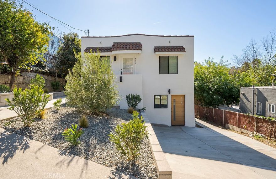 Welcome to 4514 Mont Eagle Pl, Eagle Rock! This incredible property offers a beautifully updated main house with 2 bedrooms and 1 bathroom @ 936 Sq Ft. , along with an attached, ADU known as 4516 featuring 1 bedroom and 1 bathroom @ 557 Sq Ft —perfect for rental income, guests, or multigenerational living. The main home boasts a spacious and inviting layout with modern finishes that tenants will surely appreciate, including engineered hardwood floors, central AC/heat, and private laundry. The Fully-Permitted ADU is brand new construction, with it's own private entrance and access to the backyard as well! It is finished beautifully with an efficient, yet fully equipped kitchen, and a spacious and beautiful bathroom. Tenants will also appreciate the rear patio , yard space and views. But the real kicker is the over-sized 10,000+ square foot lot- perfect for adding TWO additional units under SB 9 and 10. Cash flow on the front two while you plan and permit two-more! Located in the highly sought-after Eagle Rock neighborhood, mere minutes from York Avenue, this property is close to trendy shops, dining, and top-rated schools. Don't miss this fantastic opportunity to own a versatile investment in a prime location!