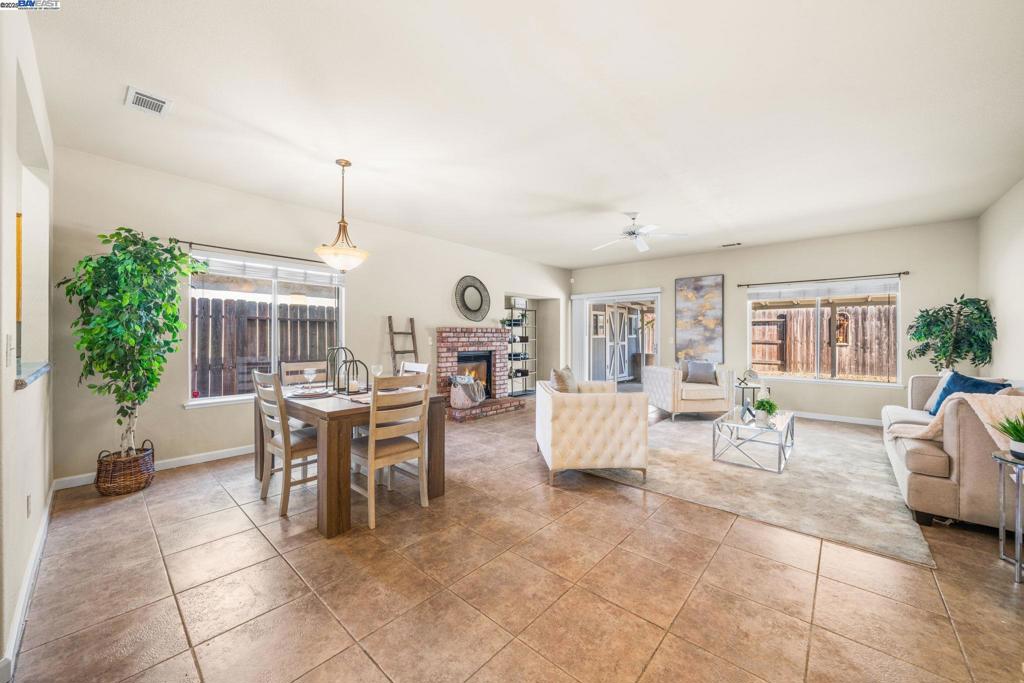 Open House Sat 12n-2pm & Sun 12n-3pm. Welcome to this beautifully maintained single story home on a quiet street in Manteca’s sought-after Diamond Oaks neighborhood. This inviting residence offers a bright and open floor plan with spacious living areas designed for both comfort and entertaining. The updated kitchen features ample cabinetry, plenty of counterspace, modern appliances, and a convenient layout that flows seamlessly into the dining and family rooms. Enjoy a primary suite with generous walk-in closet space and a well-appointed bath, along with additional bedrooms that provide flexibility for guests, home office, hobbies, and more. The backyard is a private retreat—perfect for outdoor dining, gardening beds, or simply relaxing. Easy maintenance landscaping so you can enjoy your time checking off your bucket list and not worrying about yard work. The spacious shed provides plenty of room for your extras. Located just minutes from shopping, dining, schools, and major commuter routes, this home combines convenience with a welcoming residential setting. Nearby parks and recreation options add to the lifestyle appeal, making this a wonderful opportunity to own a home near the heart of Manteca.
