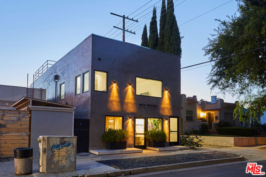 709 North Gardner Street is a rare free-standing owner/user office or investment opportunity located in Los Angeles' Fairfax neighborhood, just north of Melrose Avenue between North La Brea Avenue and Fairfax Avenue, a location surrounded by businesses within the entertainment industry and just minutes from West Hollywood. The subject property features a two-story 2,832 SF building with private parking in the back for two vehicles with additional parking available nearby (current owner leases spaces from the CVS across the street). The top floor consists of one large office including a shower and bath, two private offices, one conference room and a creative open space. The downstairs portion of the building consists of three private offices, a kitchen, a bathroom and additional storage space. 709 North Gardner Street is in close proximity to multiple Los Angeles retail landmarks such as The Grove and Pink's Hot Dogs, and just down the street from prominent entertainment destinations such as the Hollywood Improv and the Groundlings Theatre; walking distance to a plethora of restaurants such as Cobras & Matadors, Melrose Umbrella Co, and Nomoo, among others. Rare opportunity to purchase a free-standing office building; the space is fully built-out and nicely maintained.