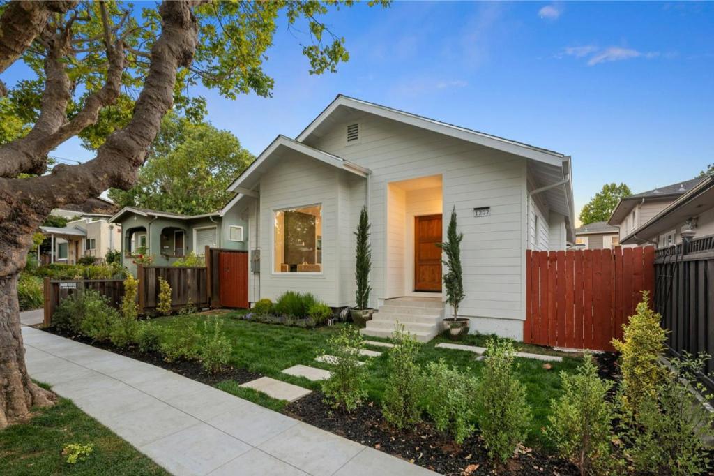 Welcome to 1202 Sanchez Avenue a stunning new construction home in the heart of Burlingame- a home that blends modern luxury with everyday functionality in one of Burlingames most desirable neighborhoods. This thoughtfully designed residence features 3 bedrooms, 2 bathrooms, a gorgeous kitchen with vaulted ceilings, skylights, and a statement Quartzite waterfall island. Enjoy designer finishes, wide-plank European oak floors, and spa-inspired bathrooms. Includes a separate 330 sqft ADU perfect for guests, rental income, or a home office. Prime location just blocks from downtown Broadway AND Burlingame, parks, top rated schools, SFO, BART, Caltrain, and major freeways. This is a rare opportunity to own brand-new construction in a coveted Burlingame neighborhoodcrafted with intention, elevated with design, and move-in ready.