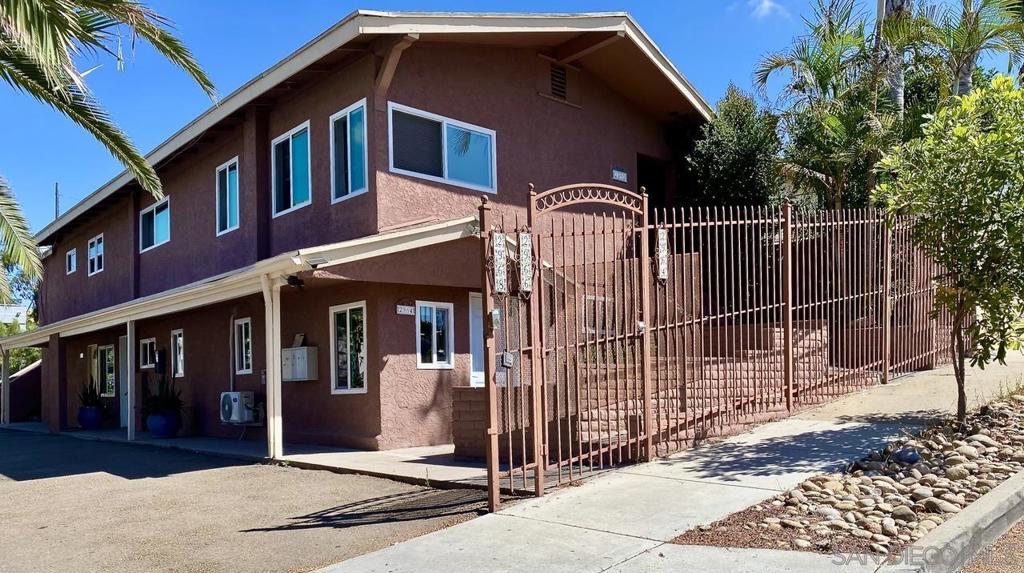 Fully remodeled ground-floor unit in a 4-plex, featuring updated electrical, plumbing, bathroom, and windows. Located off 30th Street on a cul-de-sac, it includes 2 off-street parking spots, community coin laundry, tile/vinyl/carpet flooring, and LED ceiling fans throughout. Approximate room sizes: Bedroom 1 (8x11), Bedroom 2 (8x9), Kitchen (5x7), Living Room (11x12), Dining Room (7x11). Golden Hill borders Balboa Park and South Park, offering quick access to downtown and public transit. Known for historic charm, diverse architecture, and scenic views. The area features local dining, shops, and landmarks like the Turf Supper Club and Villa Montezuma. The 25th Street Bridge includes a unique musical "song rail" art installation by Roman de Salvo and Joseph Waters. Monthly rent includes water, trash, two reserved off-street parking spaces, and access to coin-operated laundry. Tenant pays gas, electric, phone, and internet. $50 credit check fee required per adult applicant- minimum credit score requirement of 620. Service/support animals require adequate documentation. Renter's insurance is required.